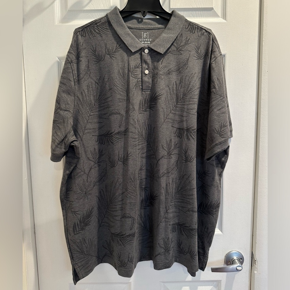 George Men's & Big Men's Pique Polo Shirts with Short Sleeves Sizes 3XL - Picture 2 of 6